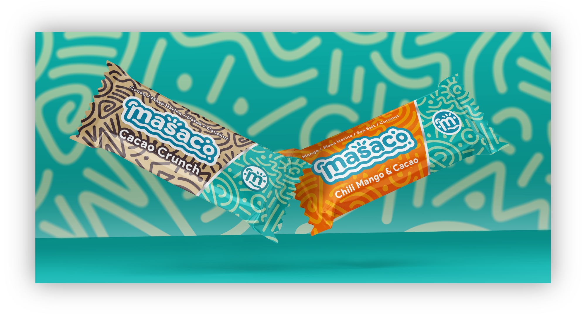 Masaco bars packaging