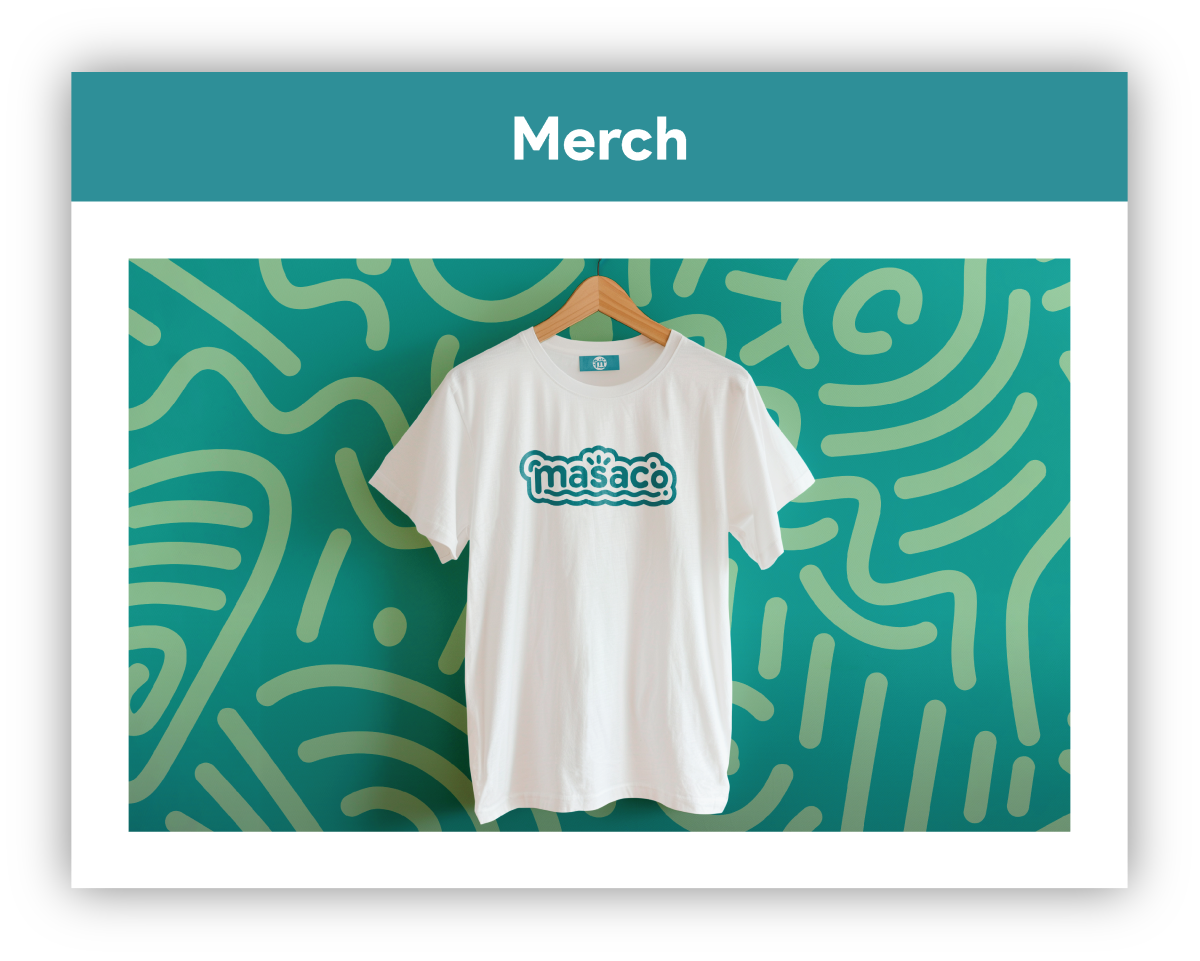 Masaco merchandise