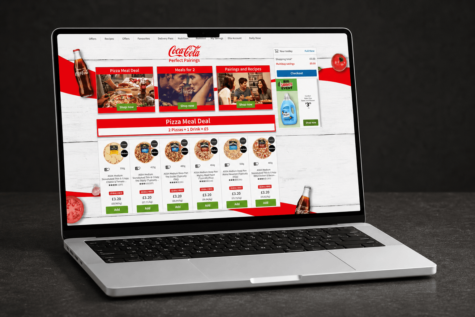 Coca-Cola Perfect Pairings Branded Zone